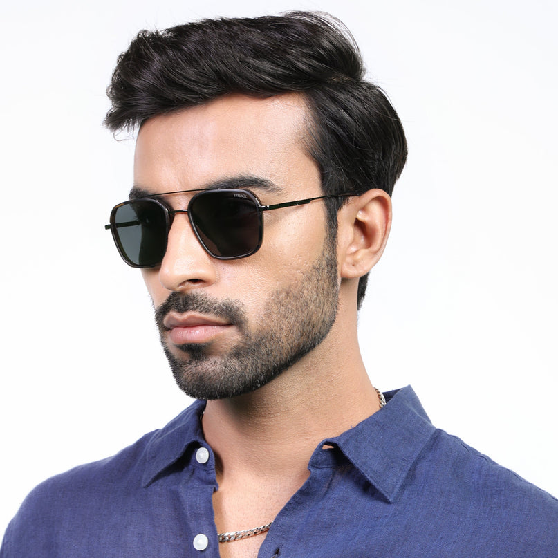 Eyejack Demi Brown & Grey Wayfarer Polarized Sunglasses for Men & Women (2504PCL1498)