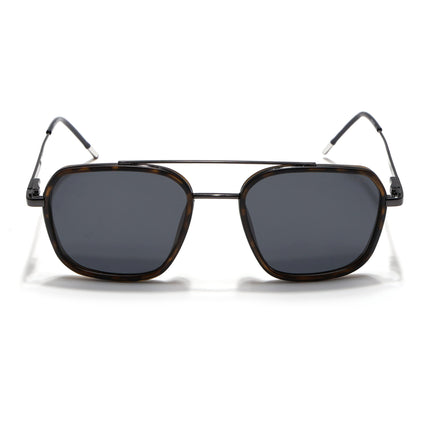 Eyejack Demi Brown & Grey Wayfarer Polarized Sunglasses for Men & Women (2504PCL1498)