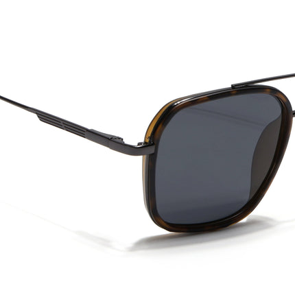 Eyejack Demi Brown & Grey Wayfarer Polarized Sunglasses for Men & Women (2504PCL1498)