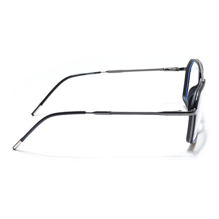 Eyejack Black & Grey Wayfarer Eyeglasses for Men & Women (2505FCL1577-C1)