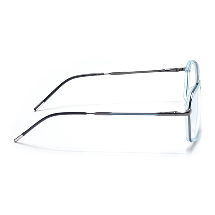 Eyejack Sky Blue & Grey Wayfarer Eyeglasses for Men & Women (2505FCL1580-C4)