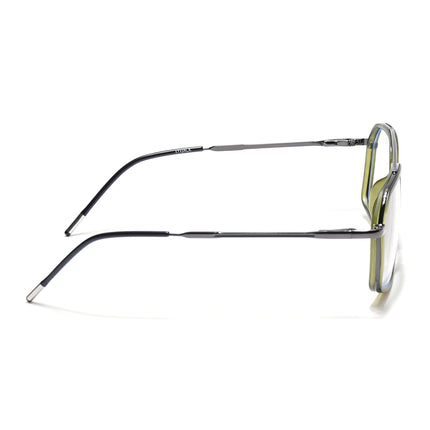 Eyejack Green & Grey Wayfarer Eyeglasses for Men & Women (2505FCL1582-C6)