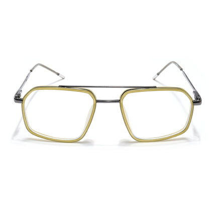 Eyejack Light Green & Grey Wayfarer Eyeglasses for Men & Women (2505FCL1583-C7)