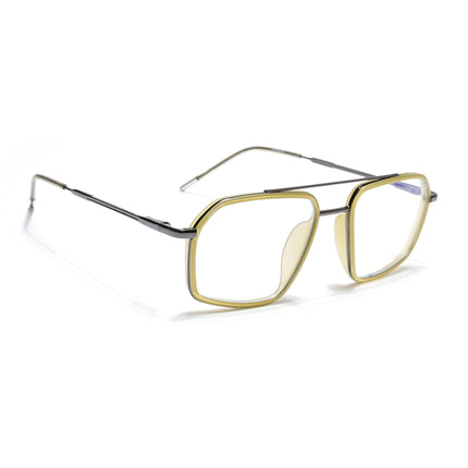 Eyejack Light Green & Grey Wayfarer Eyeglasses for Men & Women (2505FCL1583-C7)