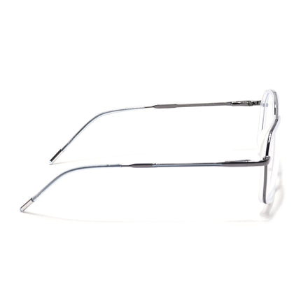 Eyejack Transparent & Grey Wayfarer Eyeglasses for Men & Women (2505FCL1585-C9)