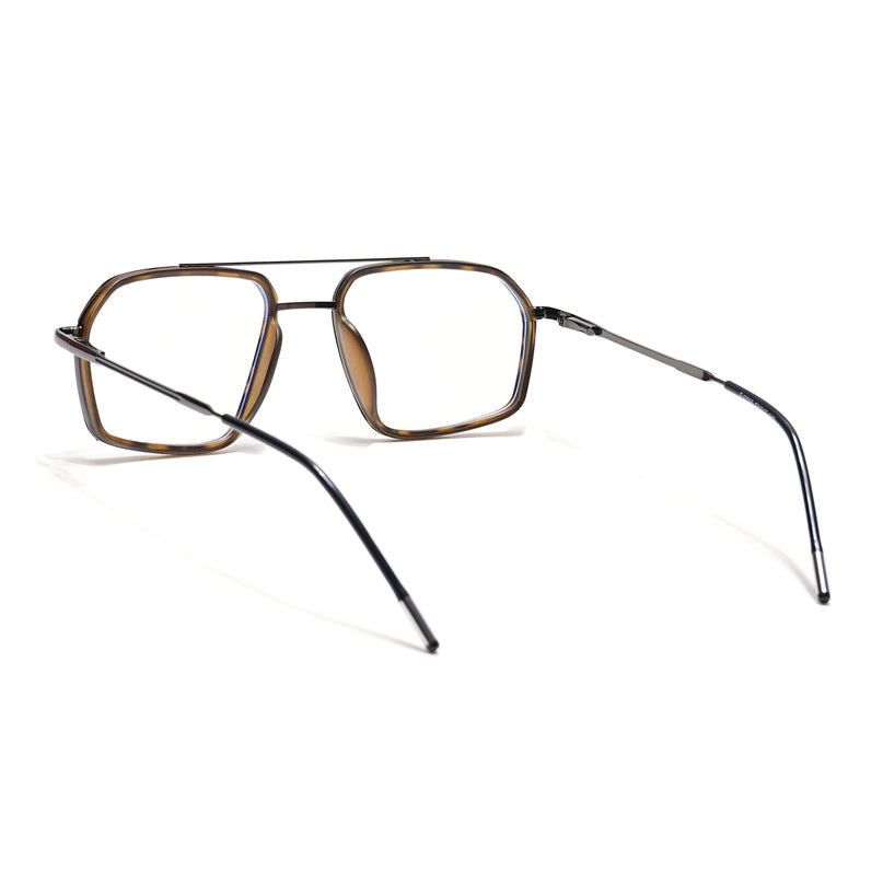 Eyejack Demi Brown & Grey Wayfarer Eyeglasses for Men & Women (2505FCL1586-C10)