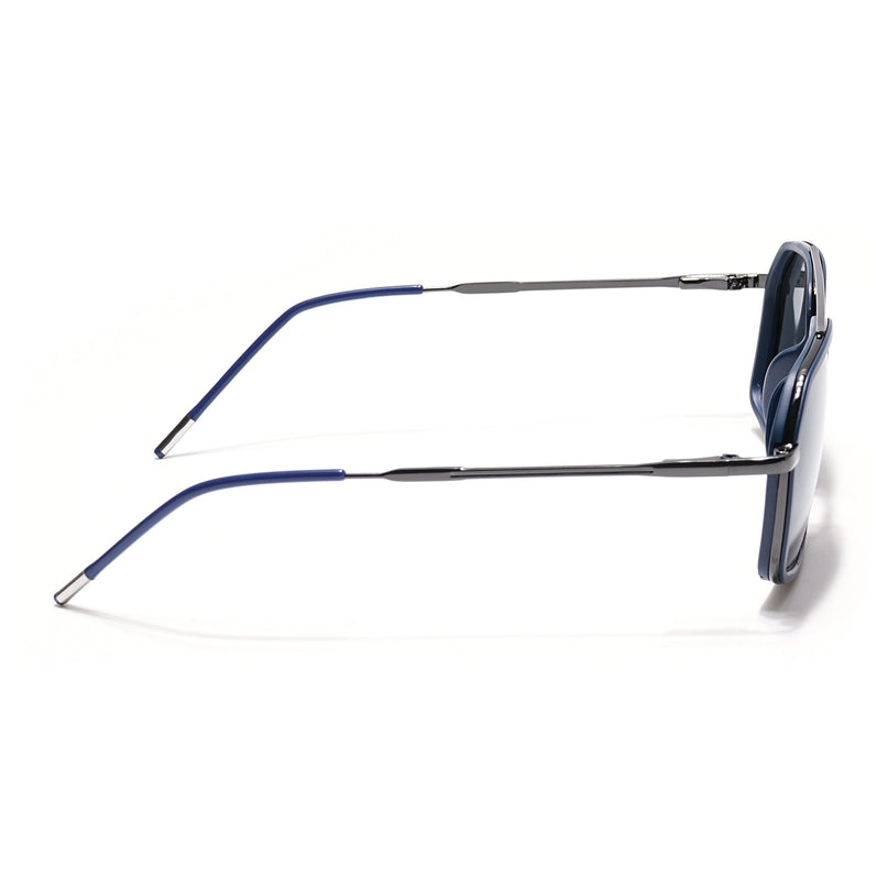 Eyejack Blue & Grey Wayfarer Polarized Sunglasses for Men & Women (2505PCL1500)