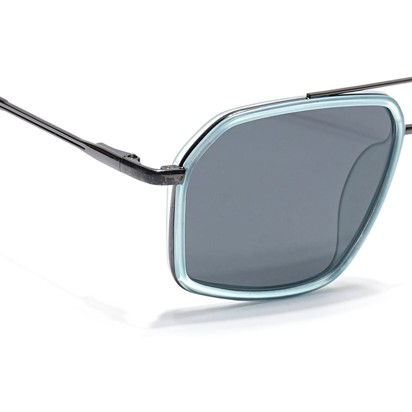 Eyejack Sky Blue & Grey Wayfarer Polarized Sunglasses for Men & Women (2505PCL1502)