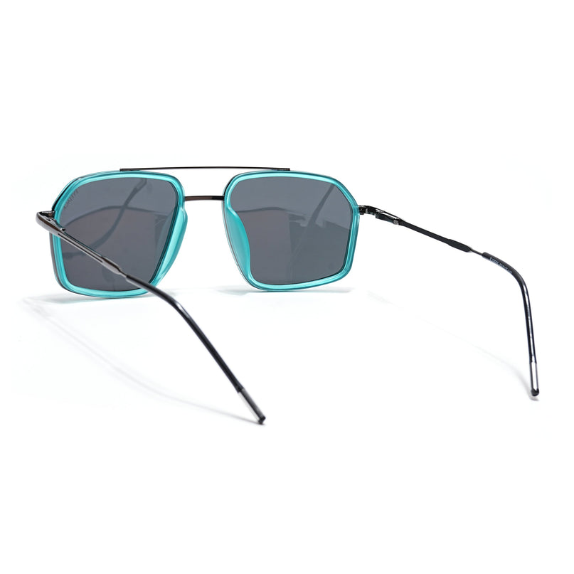 Eyejack Sea Green & Grey Wayfarer Polarized Sunglasses for Men & Women (2505PCL1503)