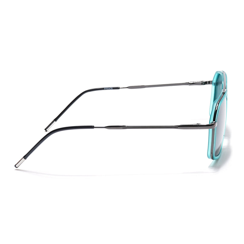 Eyejack Sea Green & Grey Wayfarer Polarized Sunglasses for Men & Women (2505PCL1503)