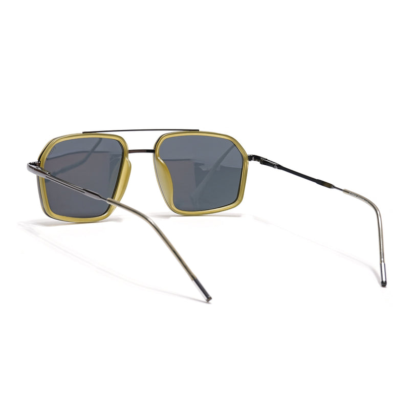 Eyejack Light Green & Grey Wayfarer Polarized Sunglasses for Men & Women (2505PCL1505)