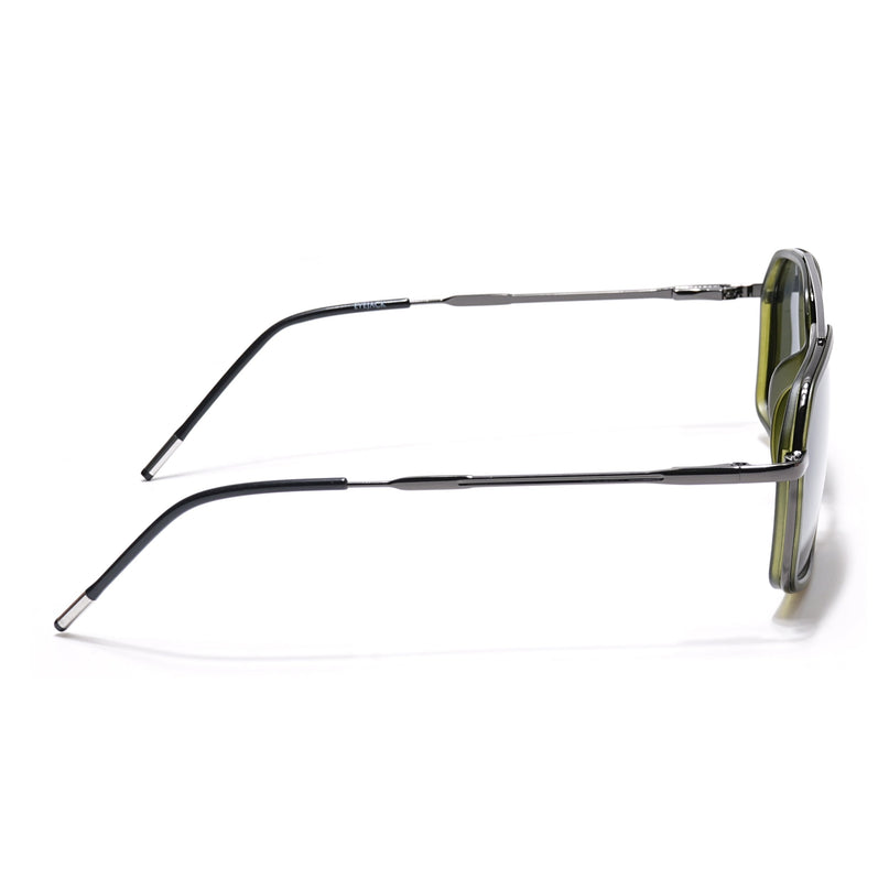 Eyejack Olive & Grey Wayfarer Polarized Sunglasses for Men & Women (2505PCL1506)