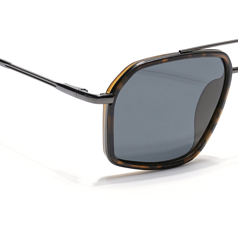 Eyejack Demi Brown & Grey Wayfarer Polarized Sunglasses for Men & Women (2505PCL1508)