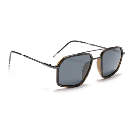 Eyejack Demi Brown & Grey Wayfarer Polarized Sunglasses for Men & Women (2505PCL1508)