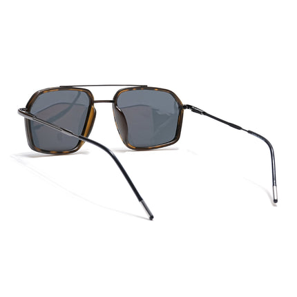 Eyejack Demi Brown & Grey Wayfarer Polarized Sunglasses for Men & Women (2505PCL1508)