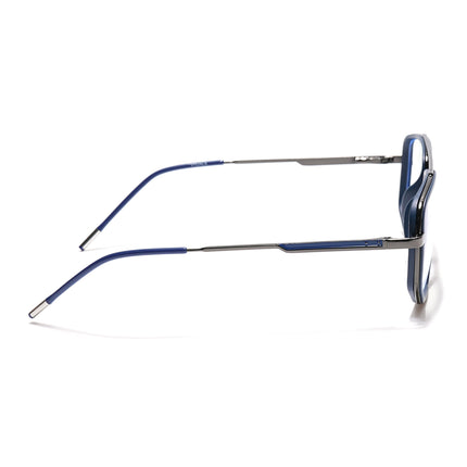 Eyejack Blue & Grey Wayfarer Eyeglasses for Men & Women (2506FCL1588-C2)