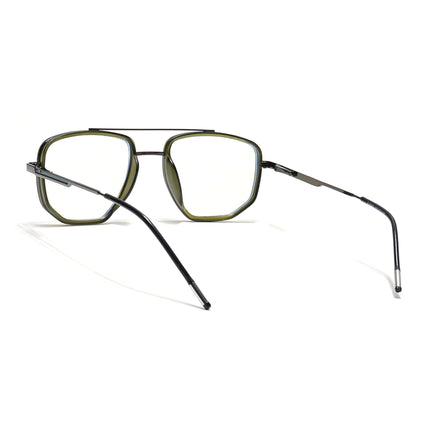 Eyejack Green & Grey Wayfarer Eyeglasses for Men & Women (2506FCL1592-C6)