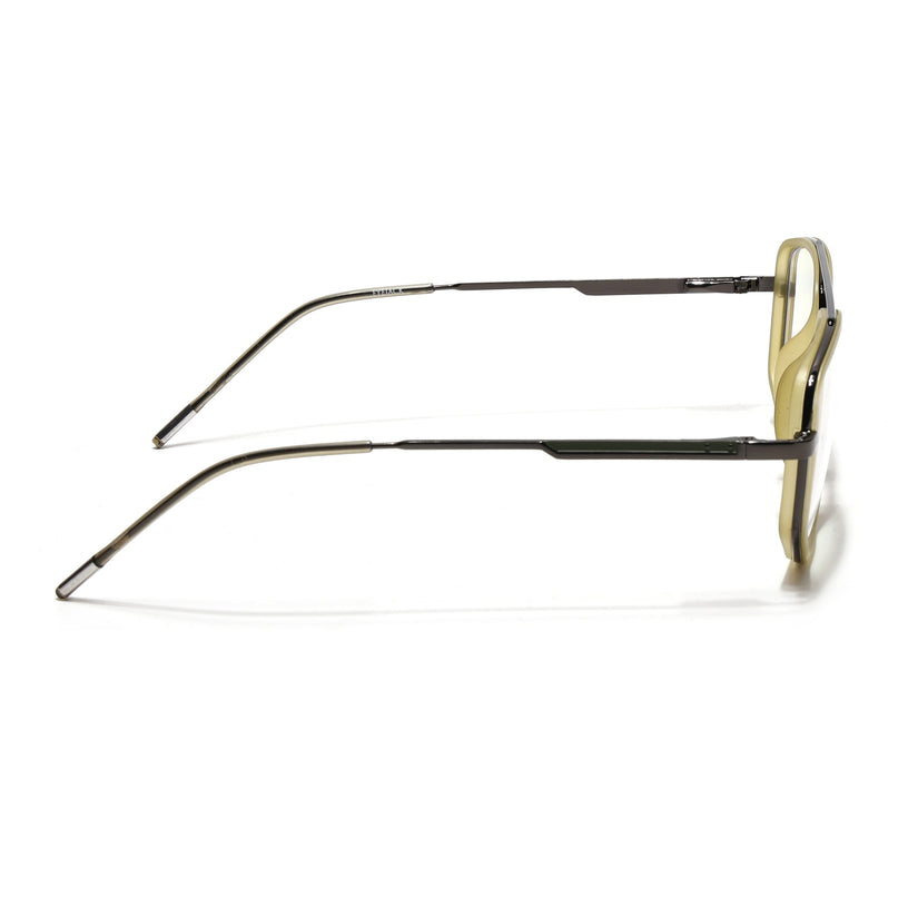 Eyejack Light Green & Grey Wayfarer Eyeglasses for Men & Women (2506FCL1593-C7)