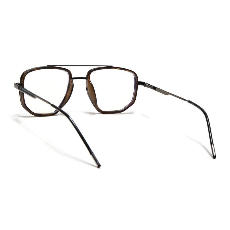 Eyejack Demi Brown & Grey Wayfarer Eyeglasses for Men & Women (2506FCL1596-C10)