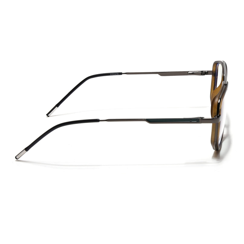 Eyejack Demi Brown & Grey Wayfarer Eyeglasses for Men & Women (2506FCL1596-C10)