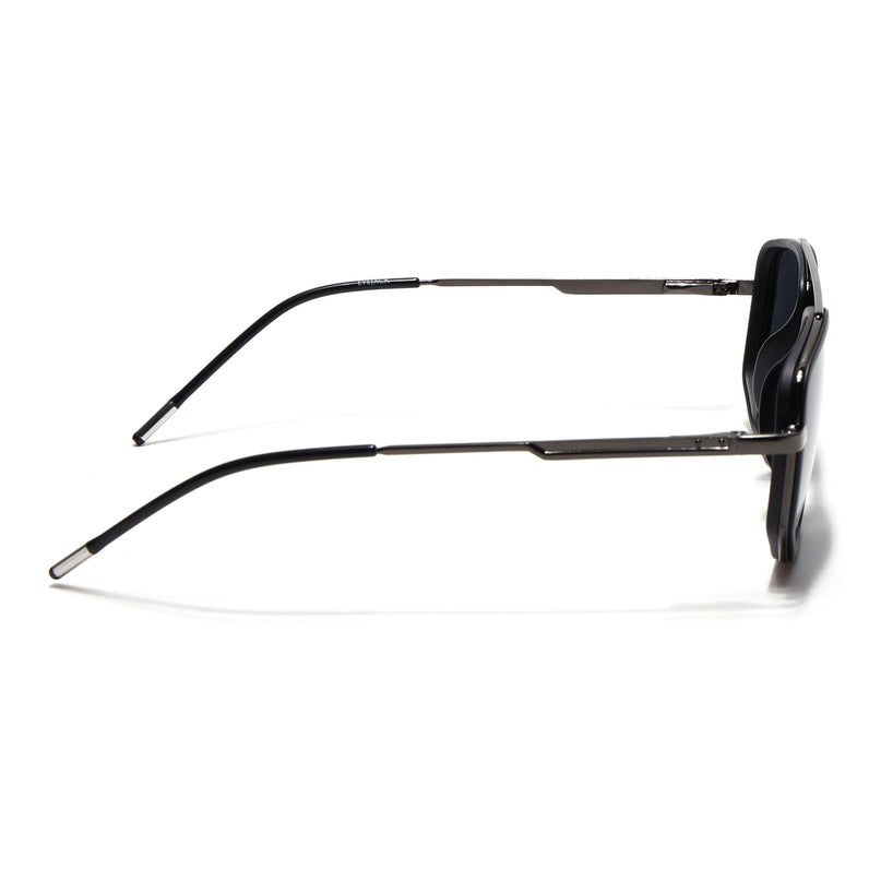 Eyejack Black & Grey Wayfarer Polarized Sunglasses for Men & Women (2506PCL1509)