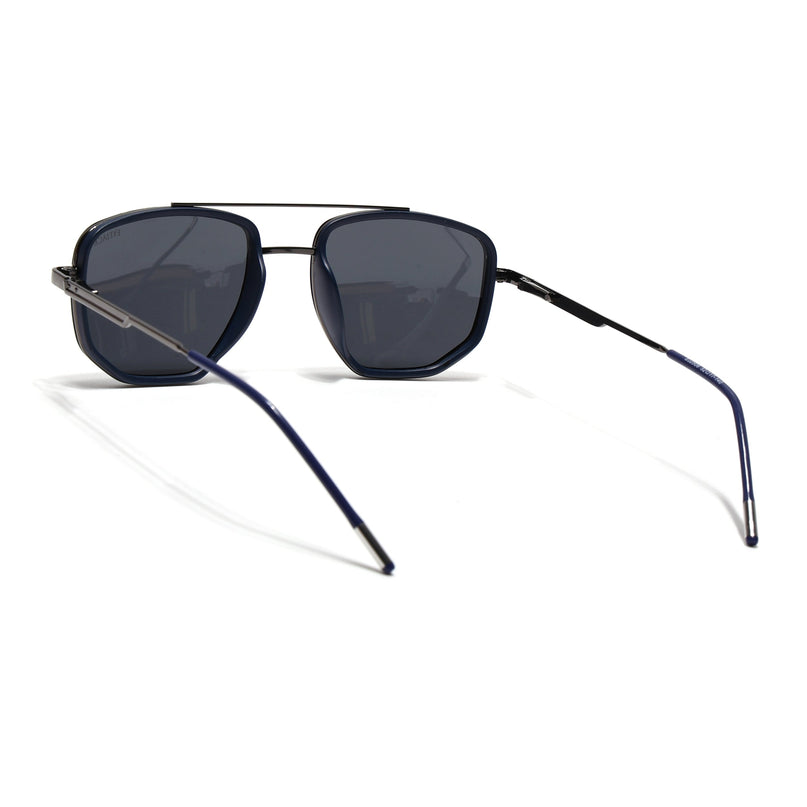 Eyejack Blue & Grey Wayfarer Polarized Sunglasses for Men & Women (2506PCL1510)
