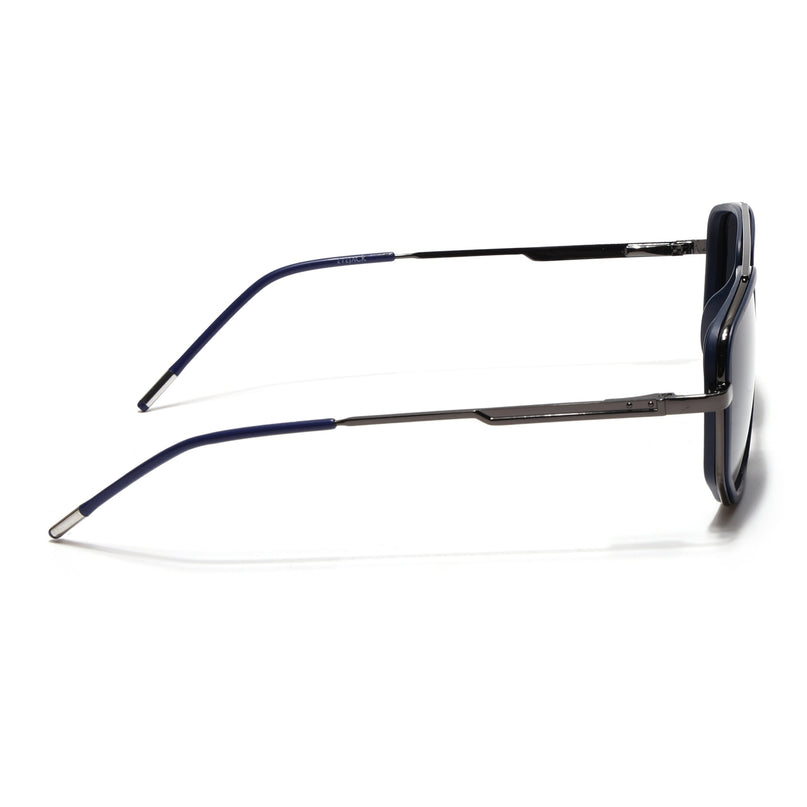 Eyejack Blue & Grey Wayfarer Polarized Sunglasses for Men & Women (2506PCL1510)