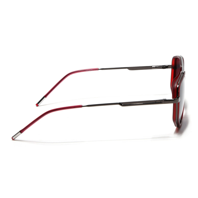 Eyejack Red & Grey Wayfarer Polarized Sunglasses for Men & Women (2506PCL1511)