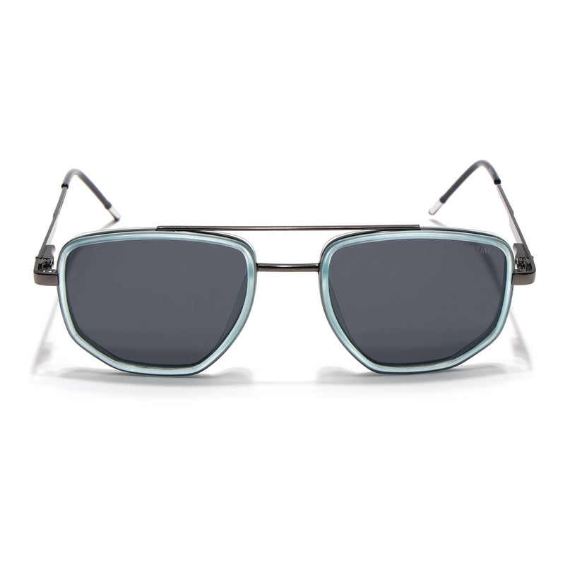 Eyejack Sky Blue & Grey Wayfarer Polarized Sunglasses for Men & Women (2506PCL1512)