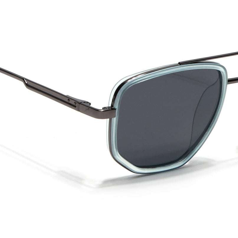 Eyejack Sky Blue & Grey Wayfarer Polarized Sunglasses for Men & Women (2506PCL1512)