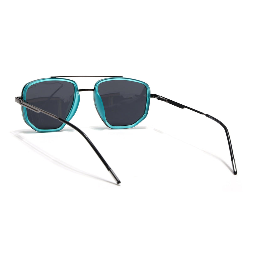 Eyejack Sea Green & Grey Wayfarer Polarized Sunglasses for Men & Women (2506PCL1513)