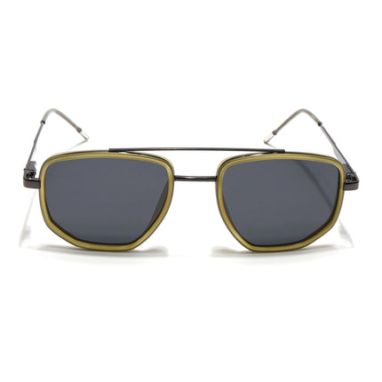 Eyejack Light Green & Grey Wayfarer Polarized Sunglasses for Men & Women (2506PCL1515)