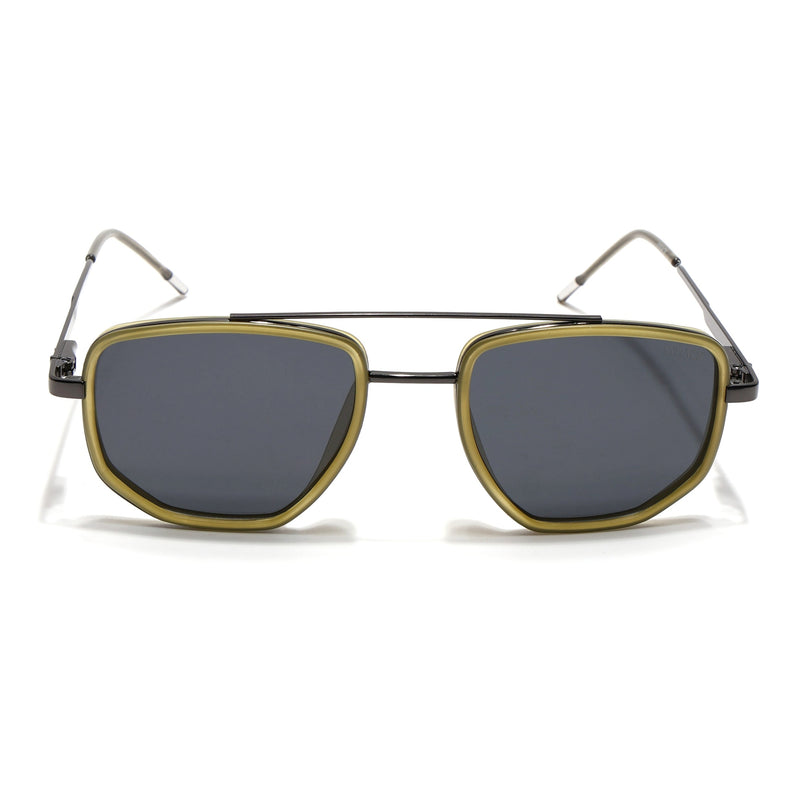 Eyejack Light Green & Grey Wayfarer Polarized Sunglasses for Men & Women (2506PCL1515)