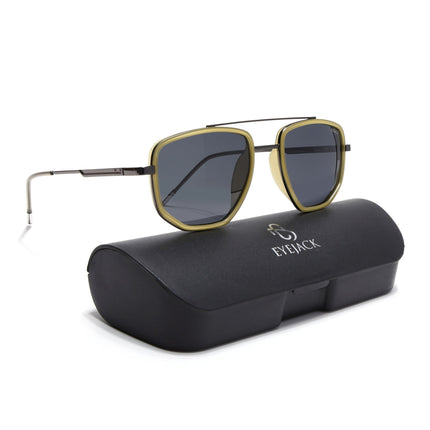 Eyejack Light Green & Grey Wayfarer Polarized Sunglasses for Men & Women (2506PCL1515)