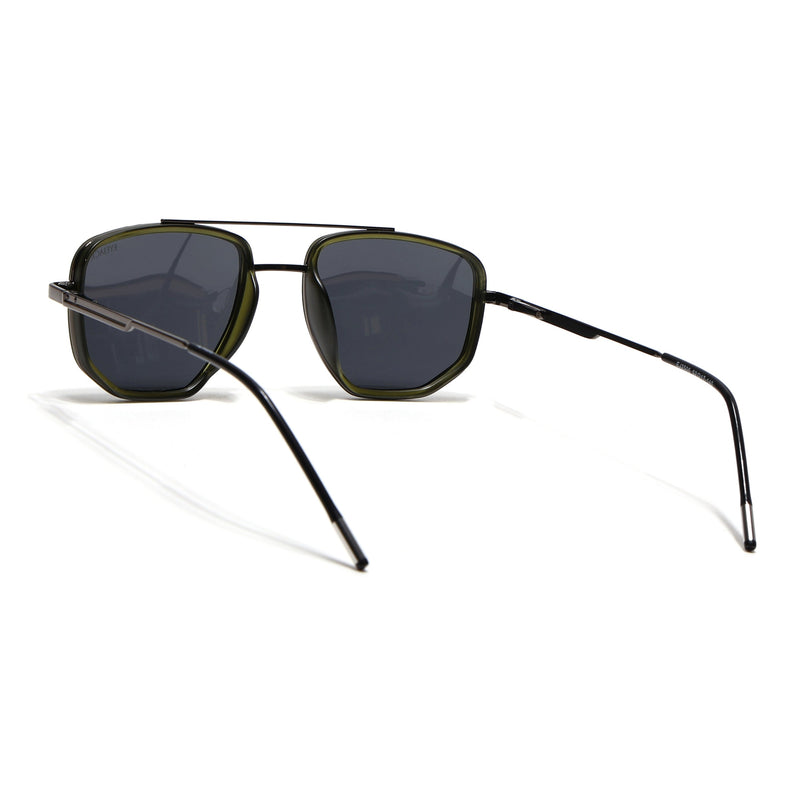 Eyejack Olive & Grey Wayfarer Polarized Sunglasses for Men & Women (2506PCL1516)
