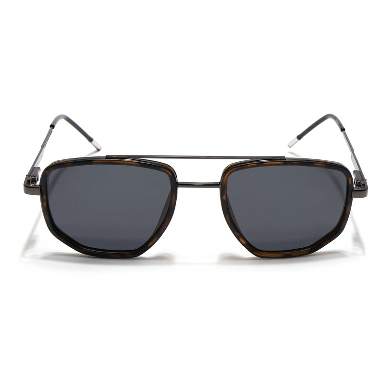 Eyejack Demi Brown & Grey Wayfarer Polarized Sunglasses for Men & Women (2506PCL1518)