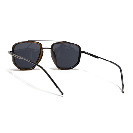 Eyejack Demi Brown & Grey Wayfarer Polarized Sunglasses for Men & Women (2506PCL1518)