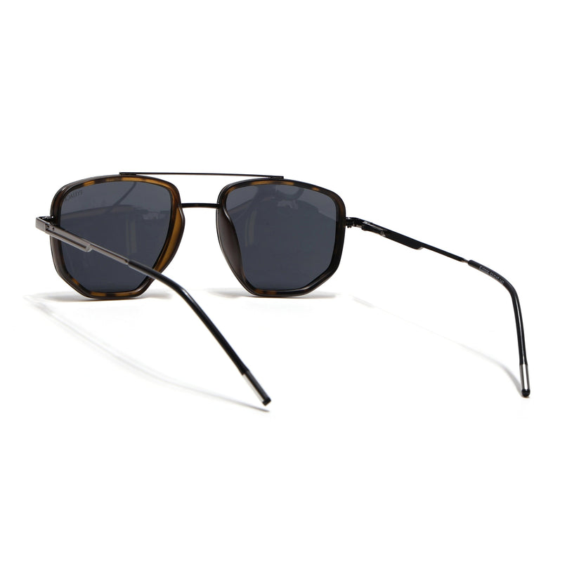 Eyejack Demi Brown & Grey Wayfarer Polarized Sunglasses for Men & Women (2506PCL1518)
