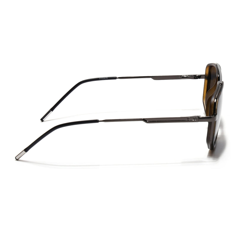 Eyejack Demi Brown & Grey Wayfarer Polarized Sunglasses for Men & Women (2506PCL1518)