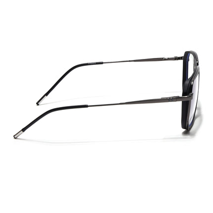 Eyejack Black & Grey Wayfarer Eyeglasses for Men & Women (2507FCL1597-C1)