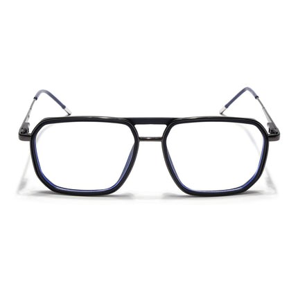 Eyejack Blue & Grey Wayfarer Eyeglasses for Men & Women (2507FCL1598-C2)