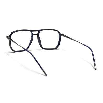 Eyejack Blue & Grey Wayfarer Eyeglasses for Men & Women (2507FCL1598-C2)