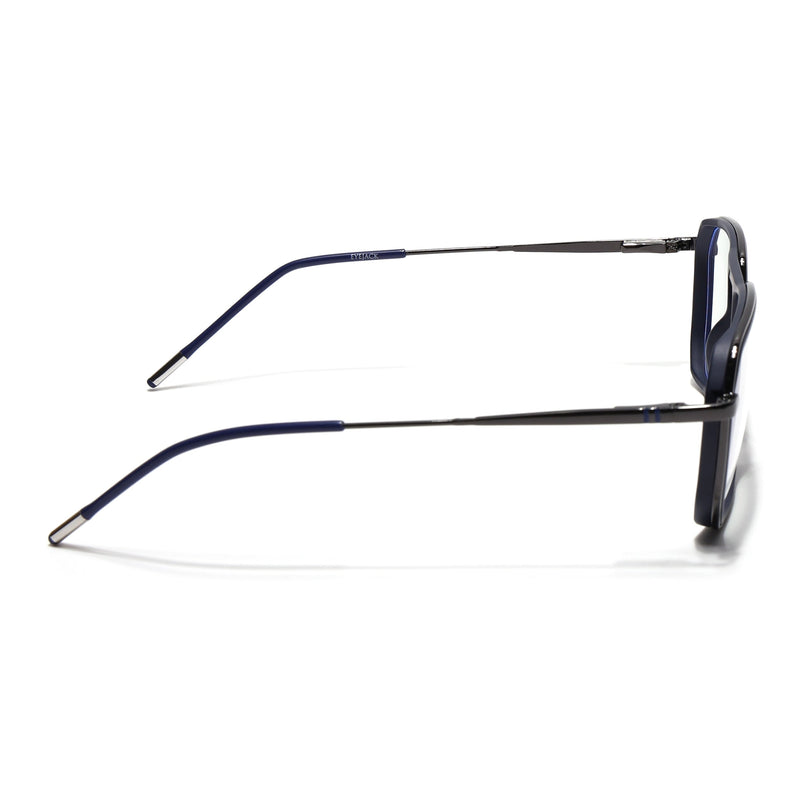 Eyejack Blue & Grey Wayfarer Eyeglasses for Men & Women (2507FCL1598-C2)