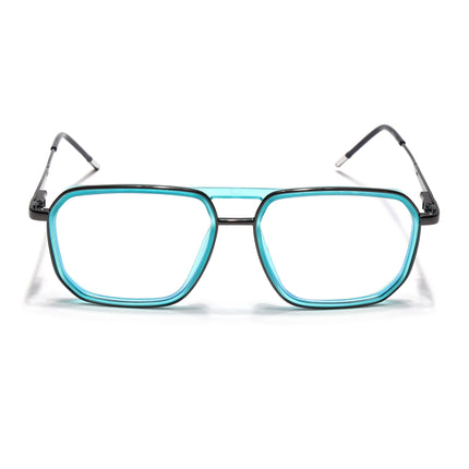 Eyejack Sea Green & Grey Wayfarer Eyeglasses for Men & Women (2507FCL1601-C5)