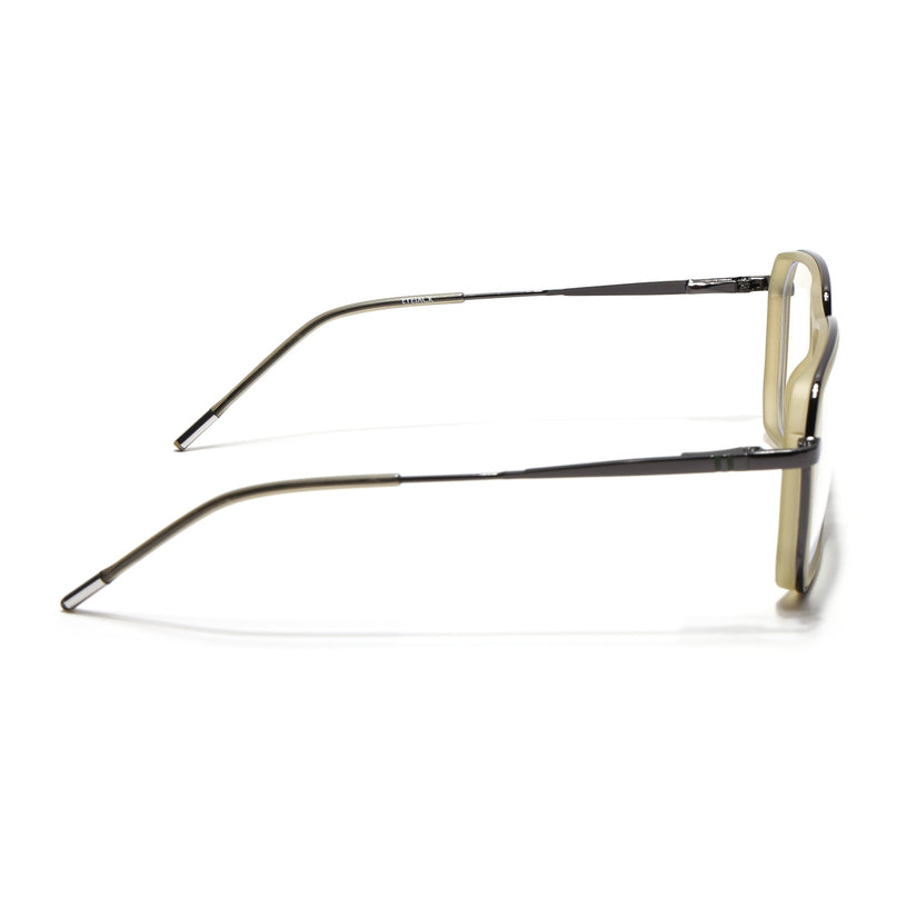 Eyejack Light Green & Grey Wayfarer Eyeglasses for Men & Women (2507FCL1603-C7)