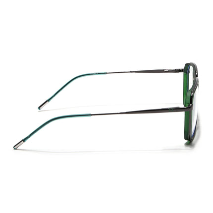 Eyejack Olive & Grey Wayfarer Eyeglasses for Men & Women (2507FCL1604-C8)