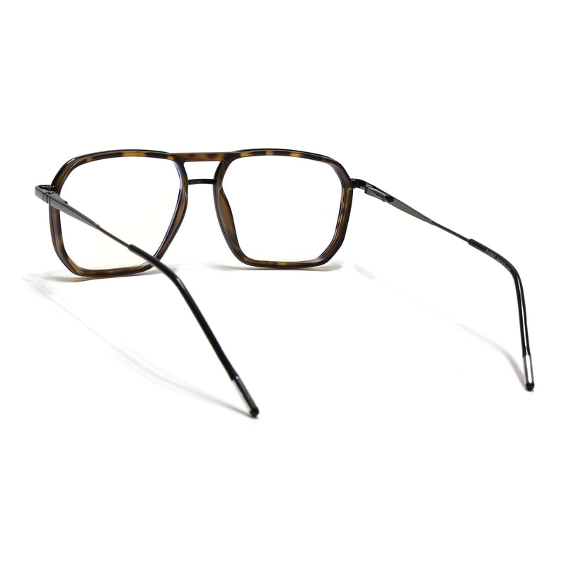 Eyejack Demi Brown & Grey Wayfarer Eyeglasses for Men & Women (2507FCL1606-C10)