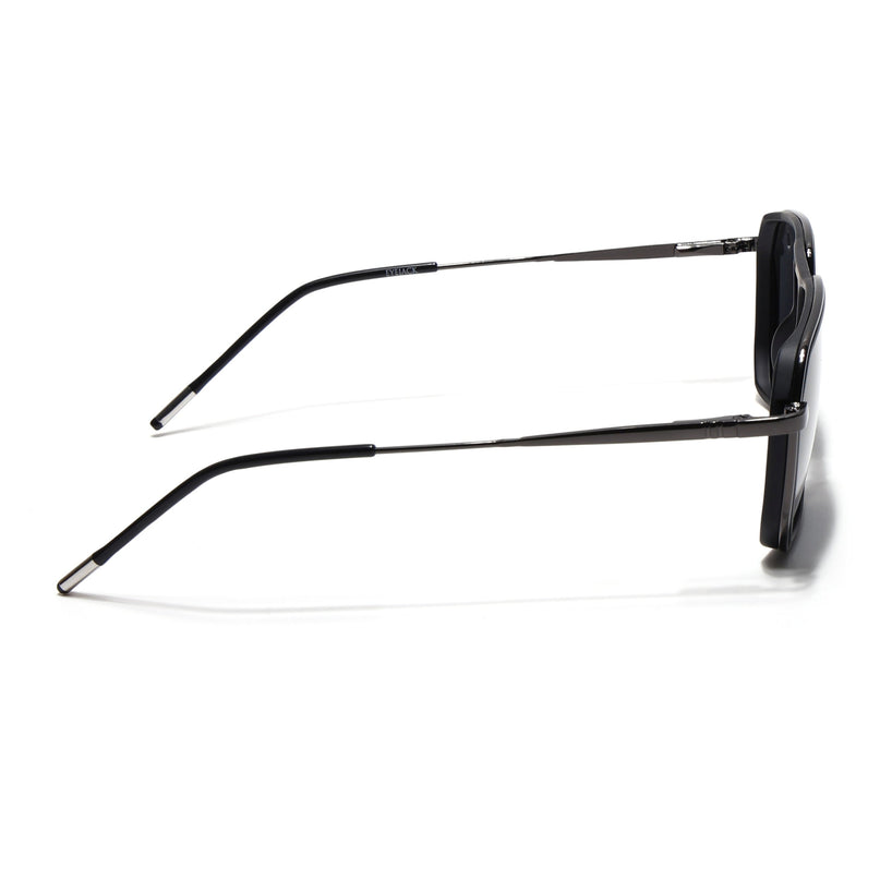 Eyejack Black & Grey Wayfarer Polarized Sunglasses for Men & Women (2507PCL1519)