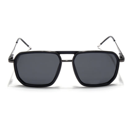 Eyejack Blue & Grey Wayfarer Polarized Sunglasses for Men & Women (2507PCL1520)