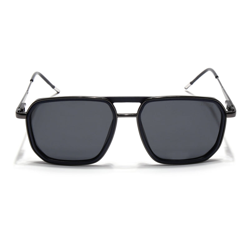Eyejack Blue & Grey Wayfarer Polarized Sunglasses for Men & Women (2507PCL1520)